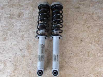 BMW Rear Struts and Springs (Left and Right Set) Sport Suspension 33526766999 E60 535i 545i 550i